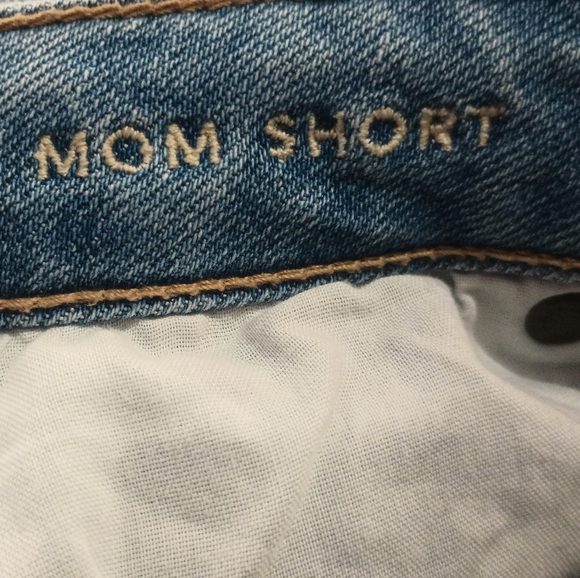 American Eagle Hi-Rise Distressed Shortie, Mom Shorts, Size 12 - Picture 4 of 5